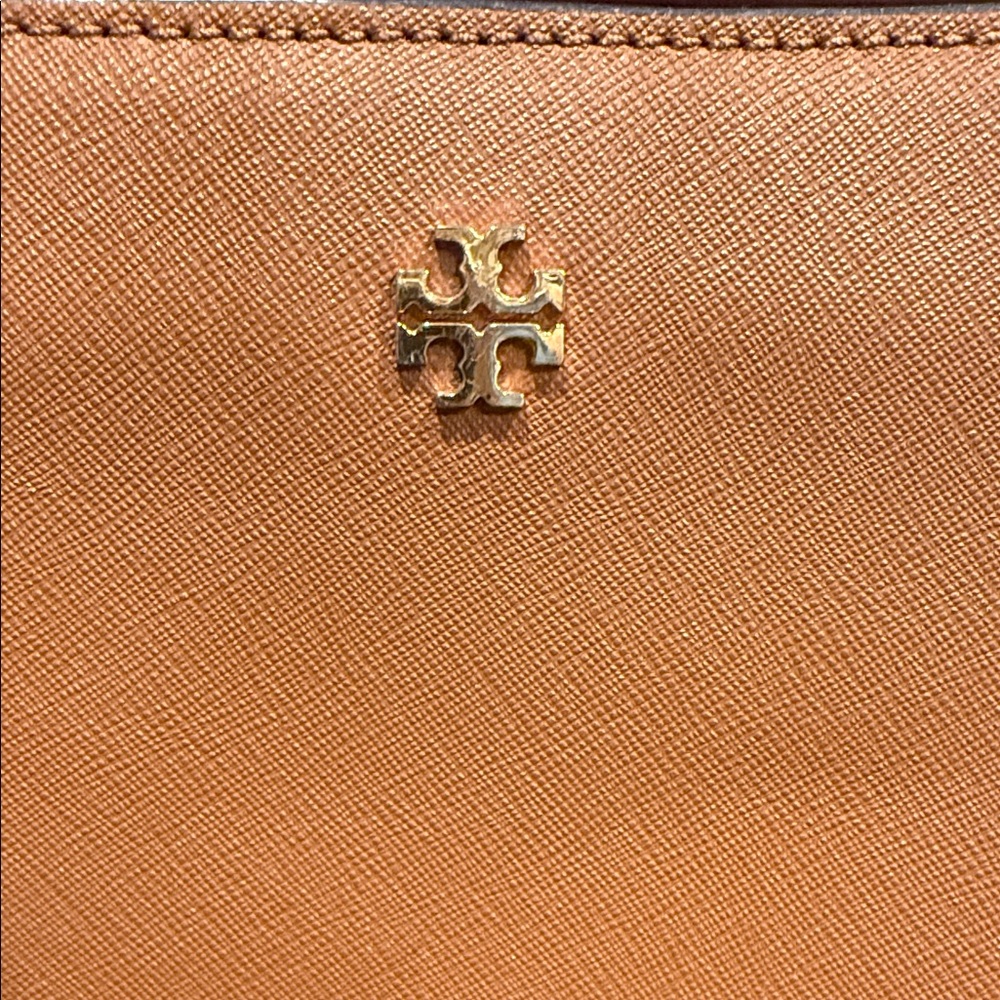 Tory Burch Camel Leather Tote